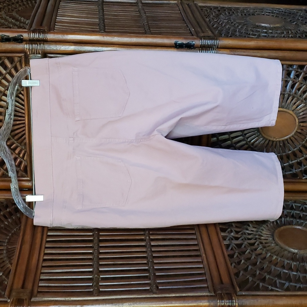 GLORIA VANDERBILT Avery Pull-On Neutral Blush Dusty Rose Capris Skimmer Jeans-18 - Picture 9 of 15